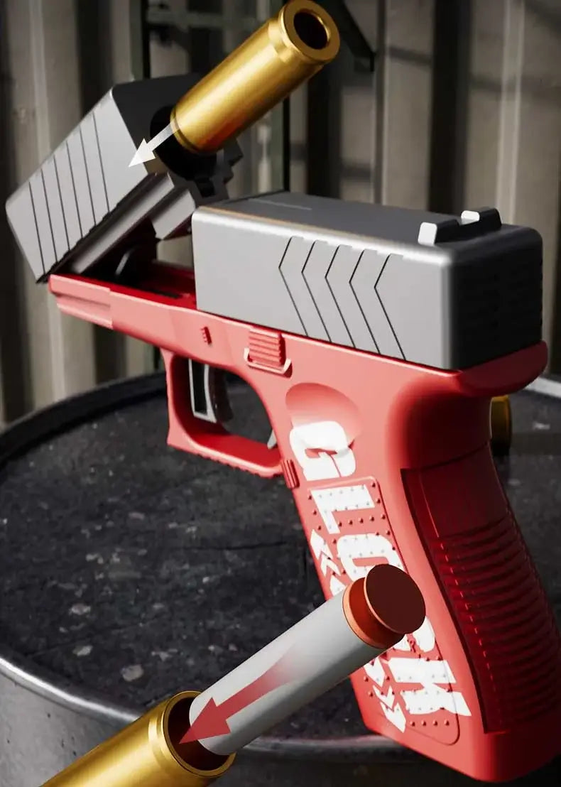 Handi Foldable Shell Eject Breech Loading Pistol Foam Dart Blaster-P320GelBlaster-P320GelBlaster