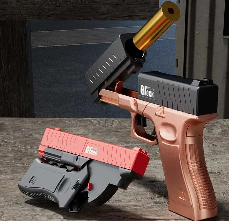 Handi Foldable Shell Eject Breech Loading Pistol Foam Dart Blaster-P320GelBlaster-P320GelBlaster