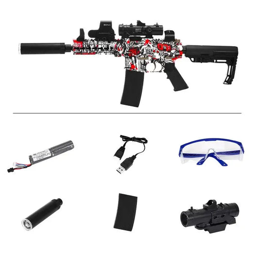 Electric Graffiti Orbeez Blaster M4 Rifle Water Beads Gun-P320GelBlaster-P320GelBlaster