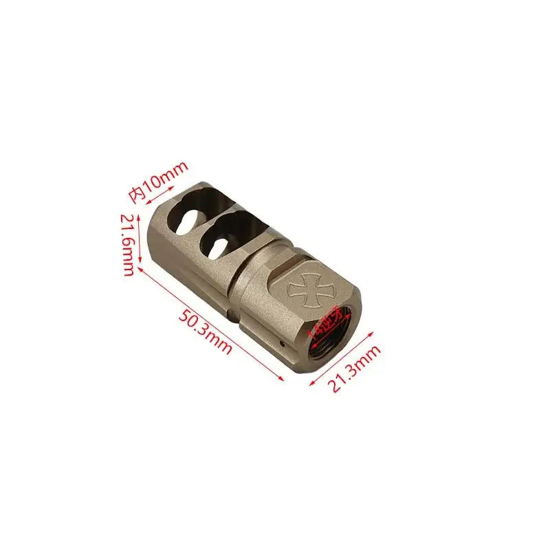 2 Port Noveske 14MM Metal Muzzle Brake-m416gelblaster-m416gelblaster