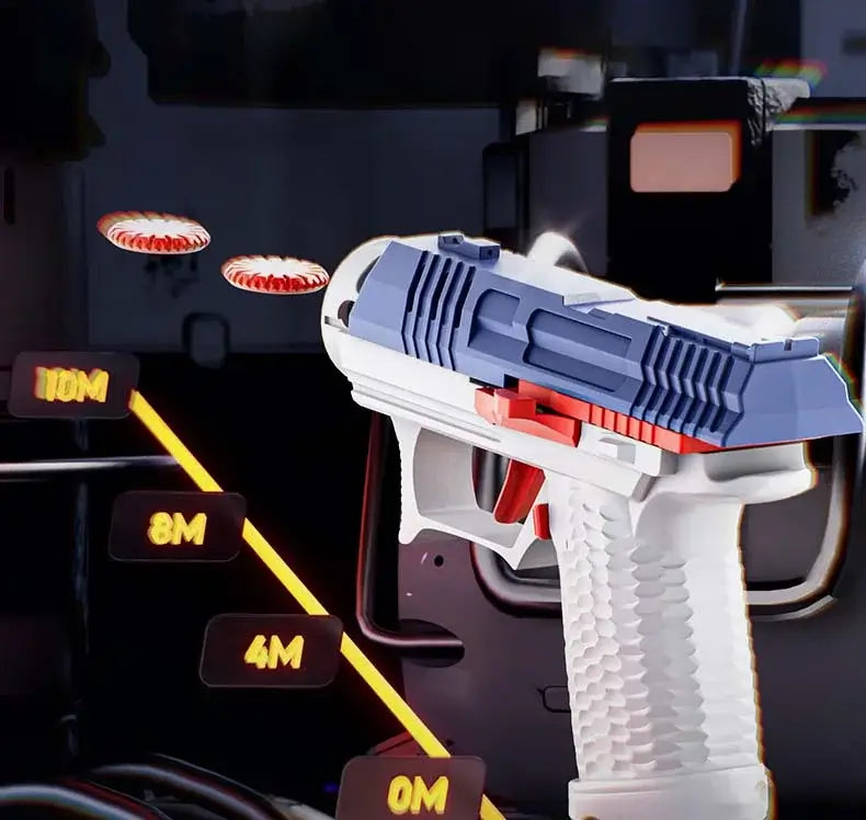 UDL 2011 Mini Pistol Semi-Automatic Flying Disc Gun-P320GelBlaster-P320GelBlaster