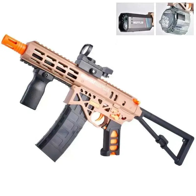 PDW Skeletonized Electric Blowback Gel Blaster-P320GelBlaster-tan-P320GelBlaster