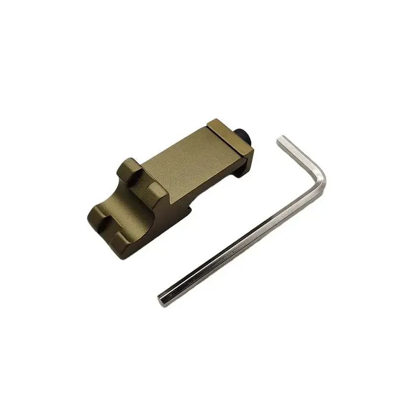 Tactical 45 Degree RTS Picatinny Offset Rail Adapter-m416gelblaster-tan-m416gelblaster