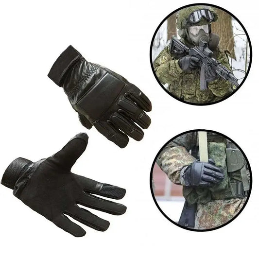 Ratnik 6sh122 Full Finger Anti-Abrasion Leather Gloves-P320GelBlaster-P320GelBlaster