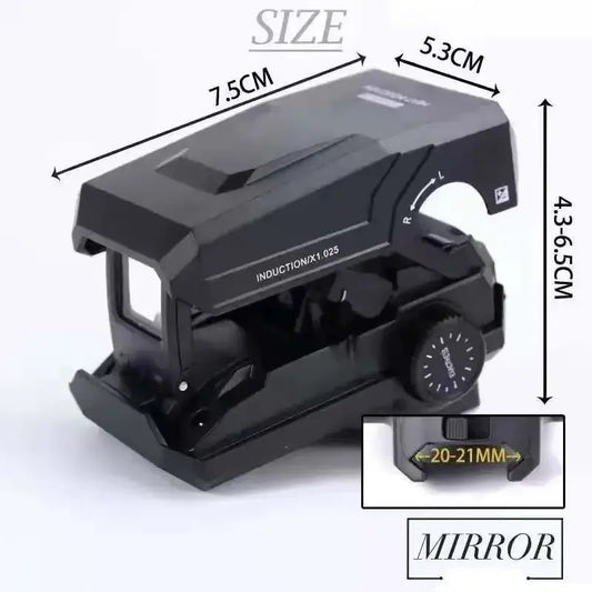 Retractable Adjustable Red/Green Dot Holo Sight-P320GelBlaster-P320GelBlaster