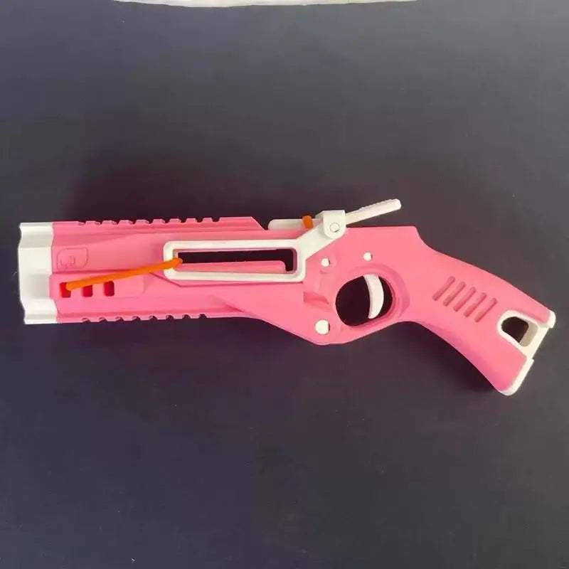 Breech Reload 3D Print Rubber Band Powered Nerf Blaster-P320GelBlaster-pink-P320GelBlaster