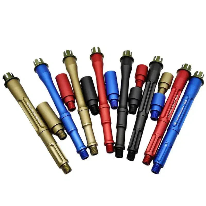 SI 19mm Metal Fluted Outer Barrel Extension with 14mm CCW Thread-m416gelblaster-m416gelblaster