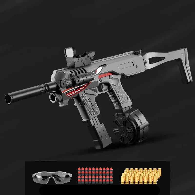 Shark Manual Tactical Soft Bullet Gun with Carbine Conversion-P320GelBlaster-gray-P320GelBlaster