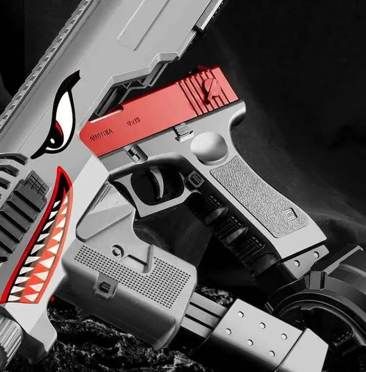 Shark Manual Tactical Soft Bullet Gun with Carbine Conversion-P320GelBlaster-P320GelBlaster