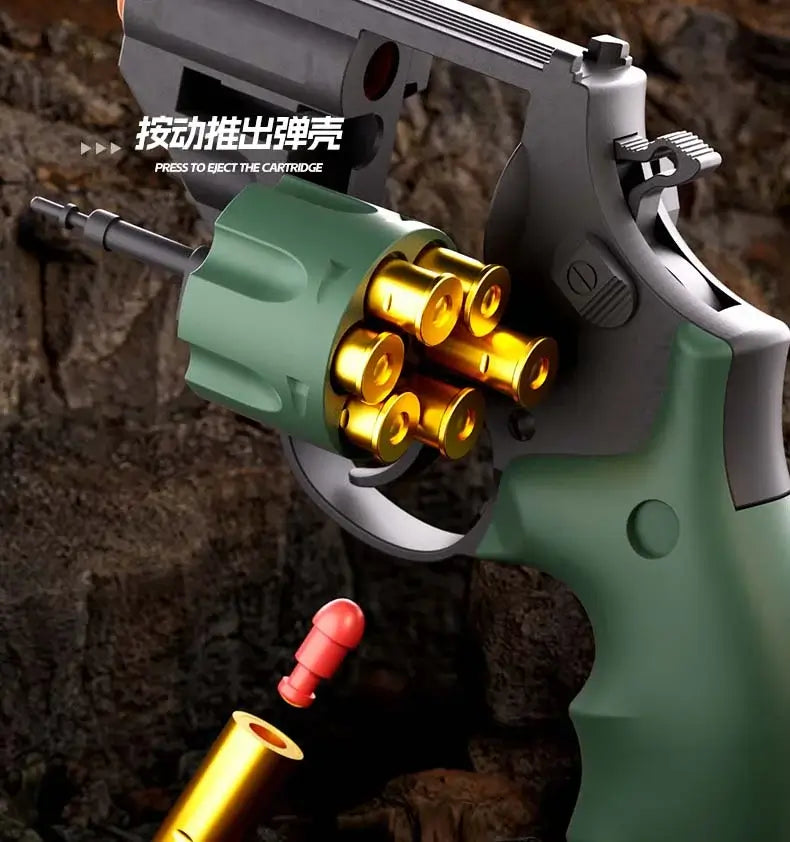 Sky Marshal TB500 Double Action Revolver Soft Bullet Toy Gun-P320GelBlaster-P320GelBlaster