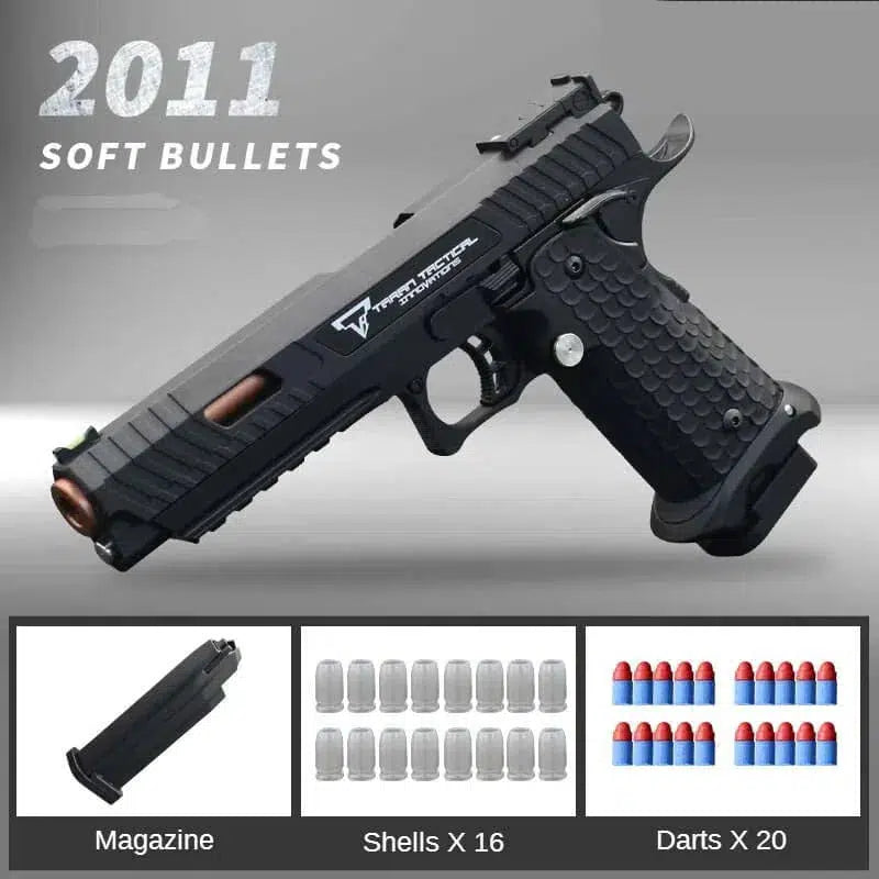 UDL 2011 Combat Master Foam Dart Blaster-foam blaster-m416 gel blaster-black-m416gelblaster