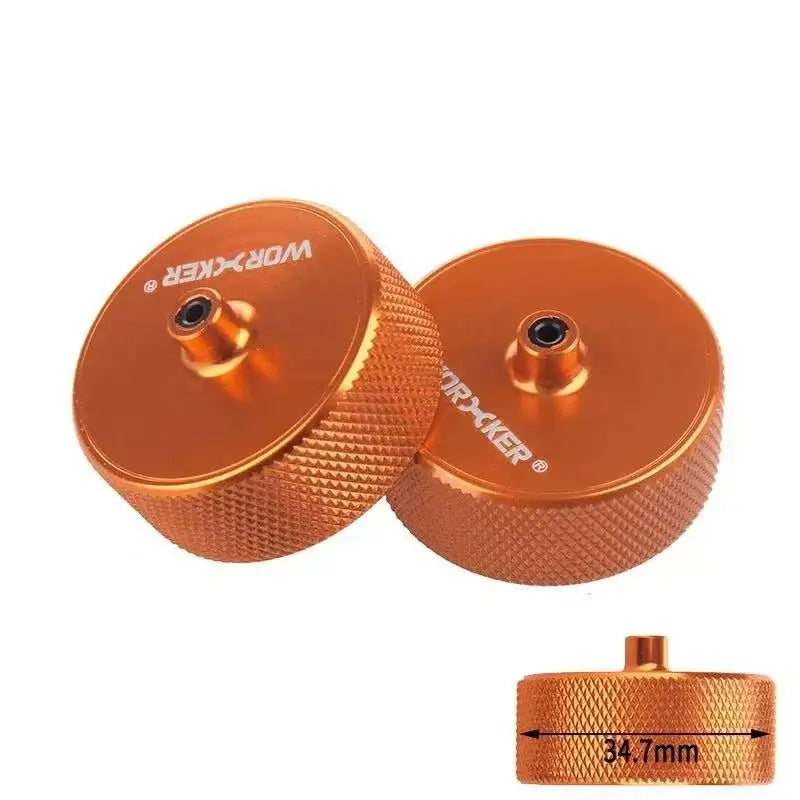 2Pcs Worker Accurate CNC Flywheels for Nerf Stryfe/Rapidstrike CS-18-P320GelBlaster-orange-P320GelBlaster