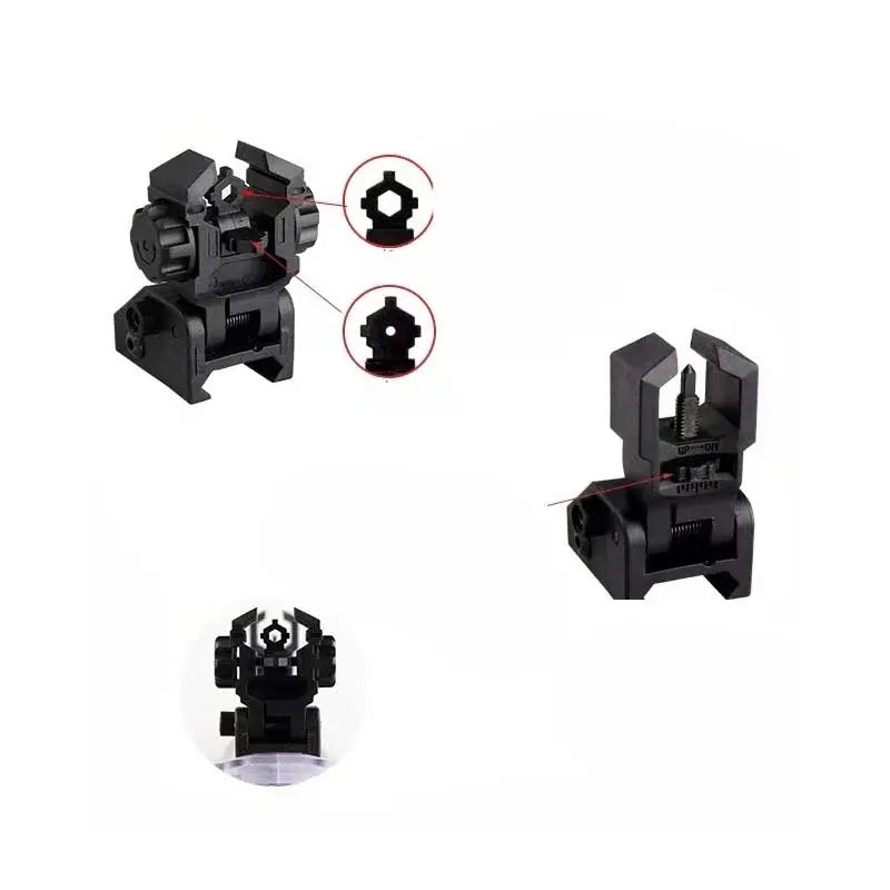 Worker Adjustable Flip Up Front & Rear Sights 3Pcs-P320GelBlaster-P320GelBlaster