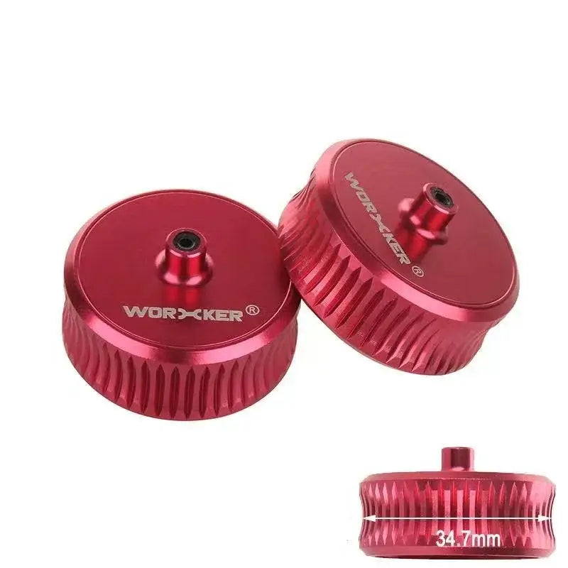 2Pcs Worker Accurate CNC Flywheels for Nerf Stryfe/Rapidstrike CS-18-P320GelBlaster-red-P320GelBlaster