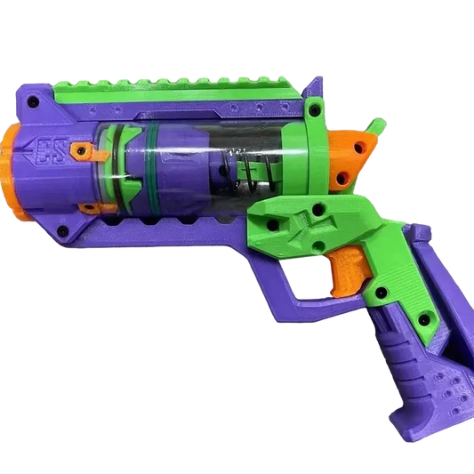 YEHW 5-Barrel Hammer-Prime 3D Printed Homemade Blaster-P320GelBlaster-P320GelBlaster