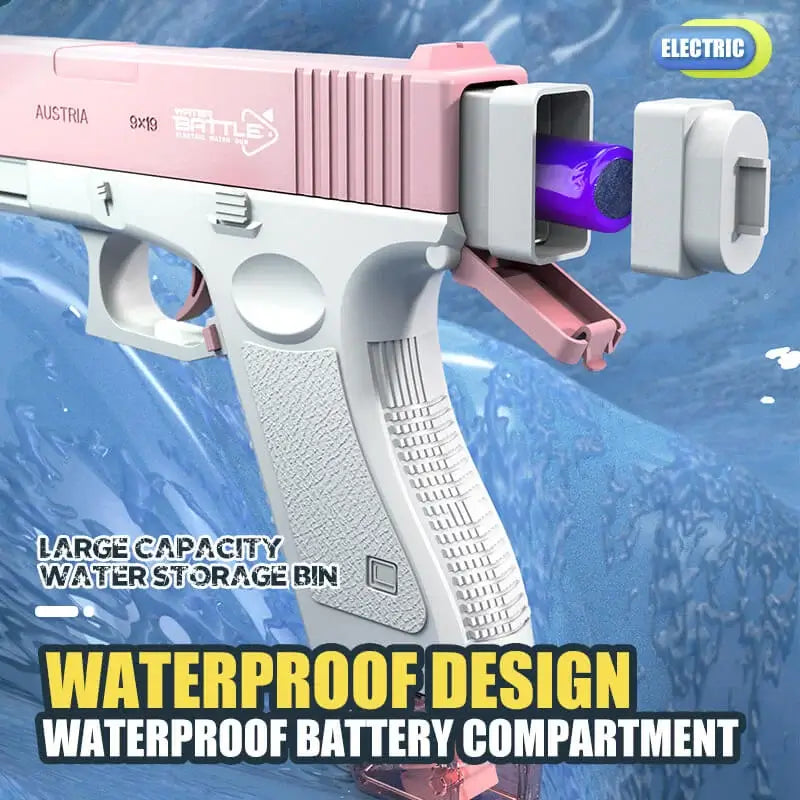 G18 Electric Mag Drum Fed Water Gun Summer Toy-P320GelBlaster-P320GelBlaster