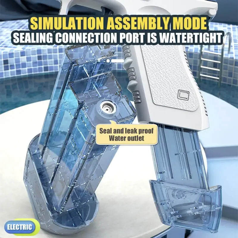 G18 Electric Mag Drum Fed Water Gun Summer Toy-P320GelBlaster-P320GelBlaster