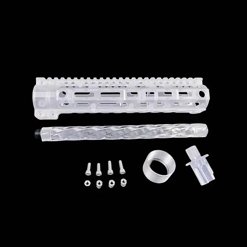 F1 Gel Blaster M-Lok Clear Handguard-P320GelBlaster-require screws-10 inch-P320GelBlaster