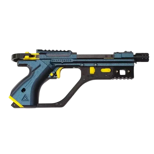 ShanYe GuYu Breech Loading 3D Print Nerf Blaster-P320GelBlaster-blue-P320GelBlaster