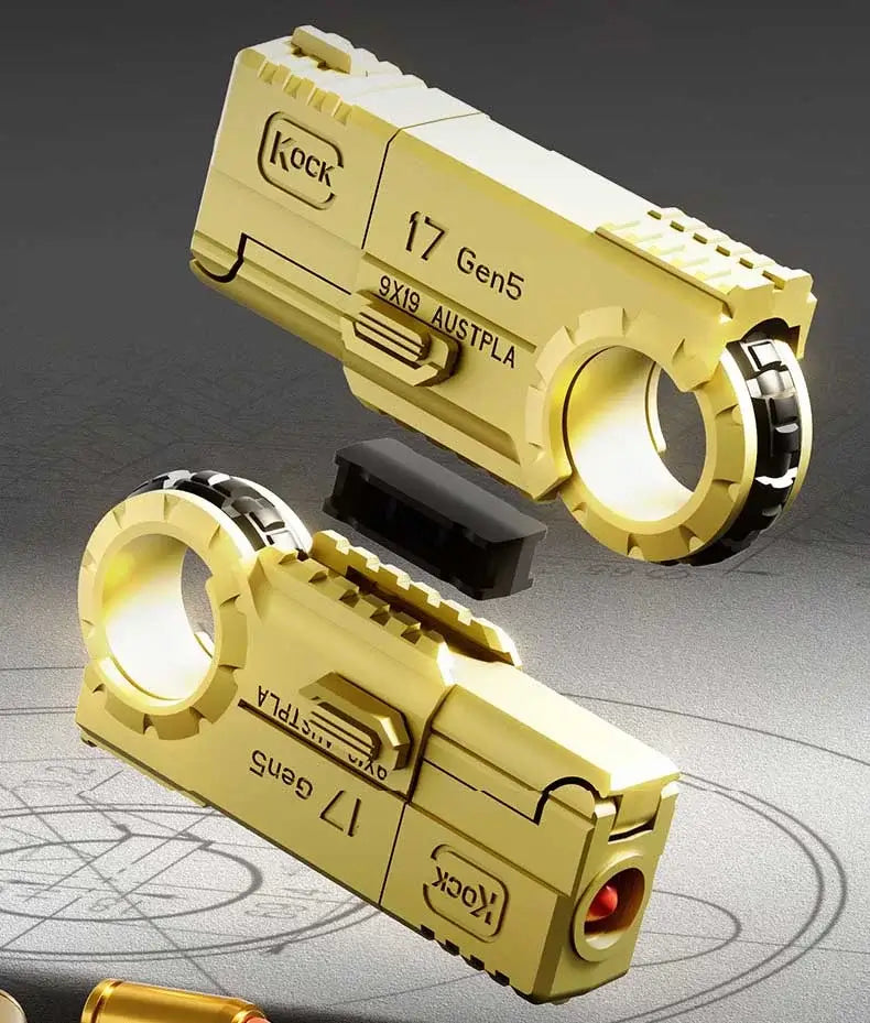 Kock 17 Gen5 Ring EDC Fidget Shell Ejecting Toy Gun-P320GelBlaster-P320GelBlaster