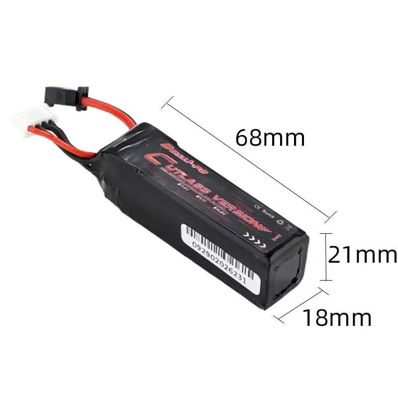 Lehui Vector Upgrade Battery 11.1V 800mAh-P320GelBlaster-P320GelBlaster