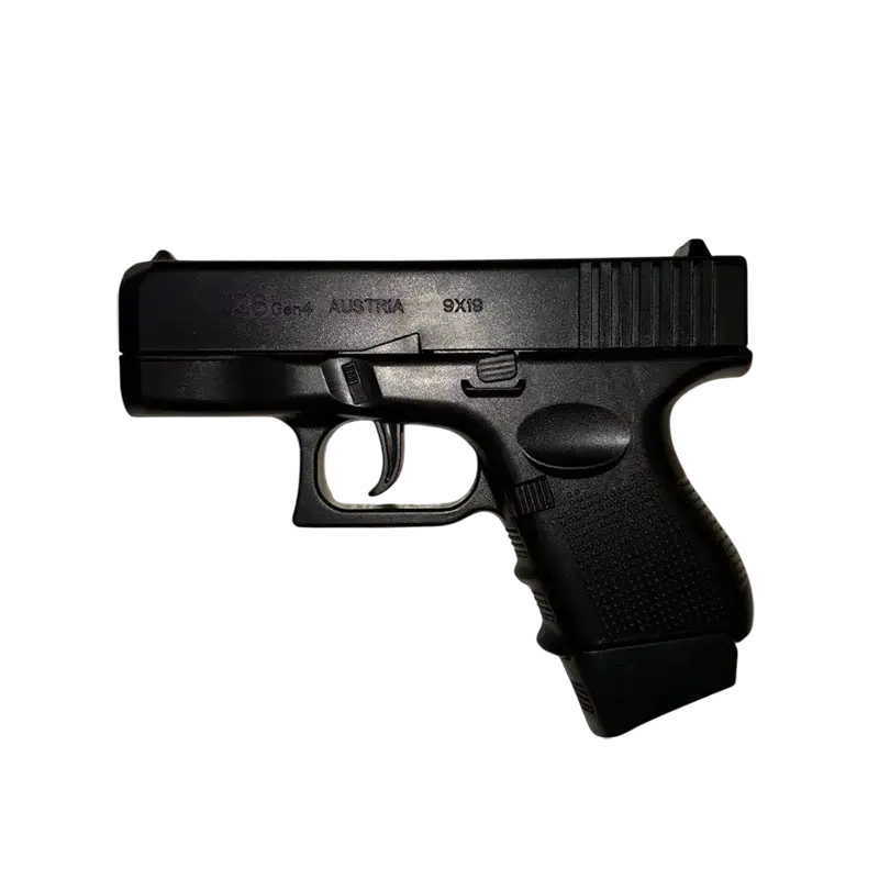 G26 Subcompact Shell Eject Soft Bullet Pocket Toy Gun-P320GelBlaster-black-P320GelBlaster
