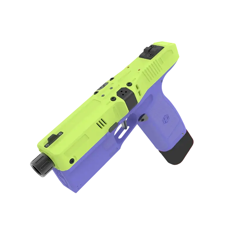 HC Diana Brushless Flywheel Nerf Blaster Pistol-m416gelblaster-green purple-P320GelBlaster