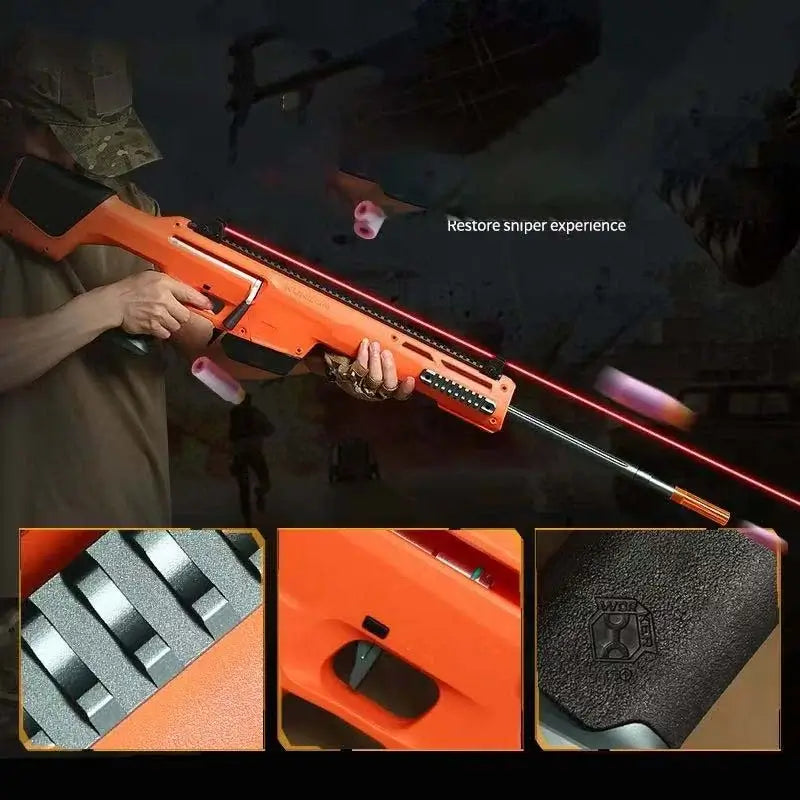 Worker Kunlun Bolt Action Nerf Sniper Blaster-P320GelBlaster-P320GelBlaster