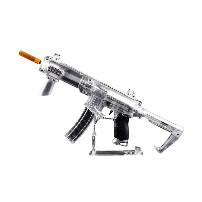Worker Seagull CQB Foam Dart Blaster-P320GelBlaster-clear silver-P320GelBlaster