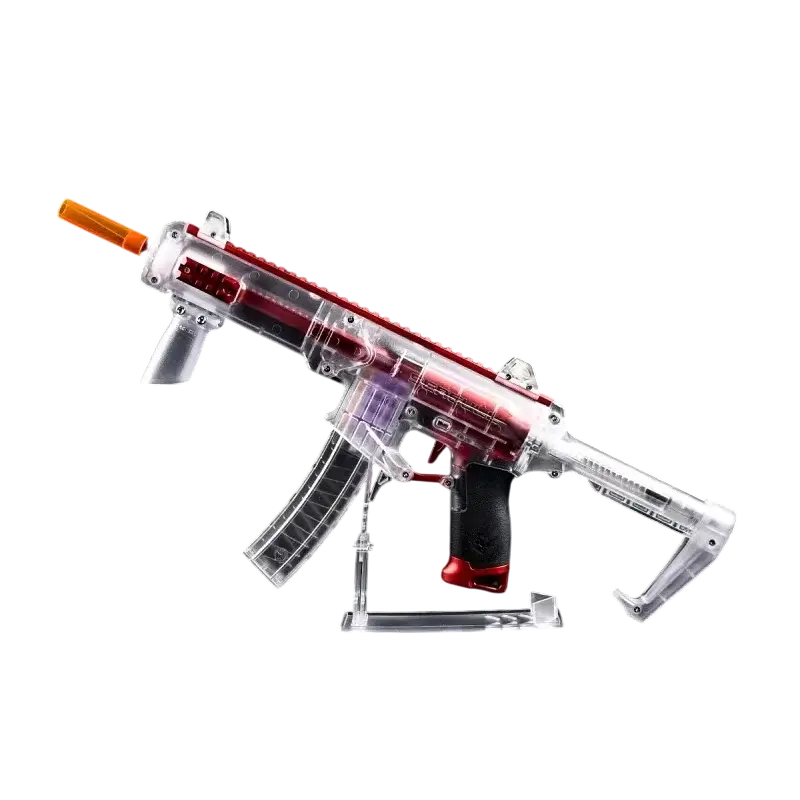Worker Seagull CQB Foam Dart Blaster-P320GelBlaster-clear red-P320GelBlaster