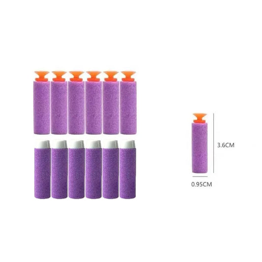 XYL ZP5 EVA Foam Darts Ammo Soft Bullets 36*9.5mm-P320GelBlaster-P320GelBlaster